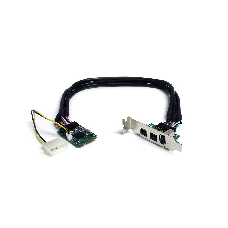 You Recently Viewed StarTech MPEX1394B3 3 Port 2b 1a 1394 Mini PCI Express FireWire Card Adapter Image